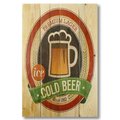 Wile E. Wood Wile E. Wood WICB1420 14 x 20 Cold Beer Wood Art WICB1420